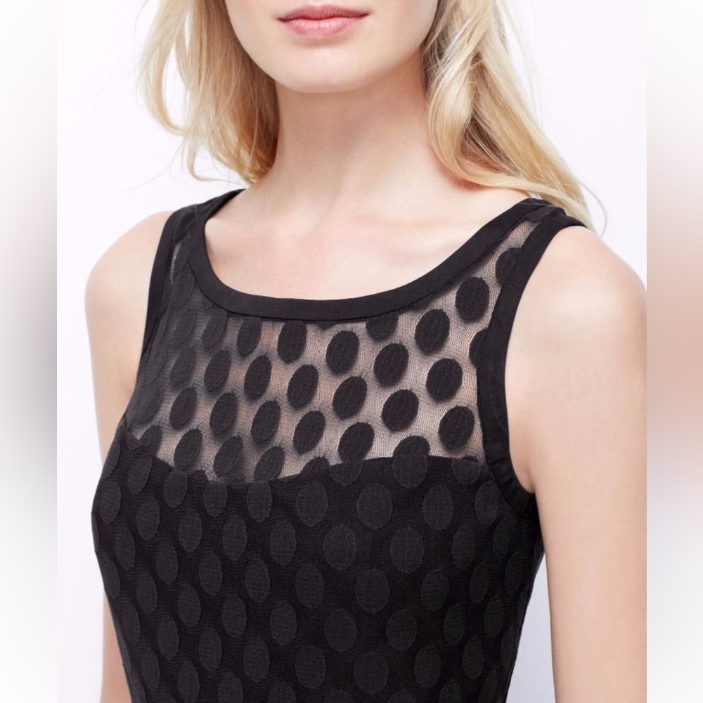 Brixon Black Dot Overlay Top. Size XXL (328)